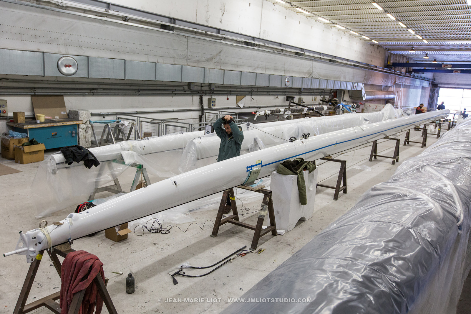 SAILING - IMOCA SAFRAN 2 - NEW MAST